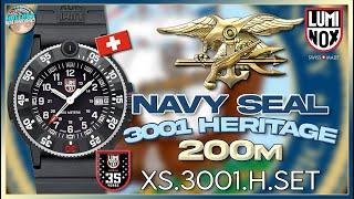 Luminox's 35th Anniversay + Giveaways! | Luminox Navy Seal 3001 Heritage 200m Diver XS.3001.H.SET