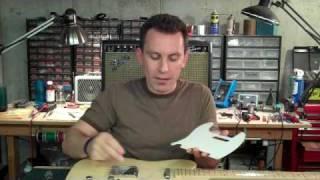 How to Reduce Pickguard Static Noise - Billy Penn 300guitars.com