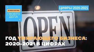 Год умирающего бизнеса: 2020-2021 в цифрах (минус 130тыс ИП плюс 2М самозанятых)