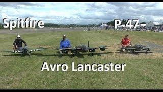 MEMORIAL FLIGHT (LANCASTER, SPITFIRE, P-47 THUNDERBOLT): WINGS AND WHEELS MODEL SHOW 2014