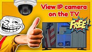 How to watch IP camera on TV [ Free App ]