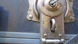 How to Open an Old Vintage Antique Trunk or Chest Lock