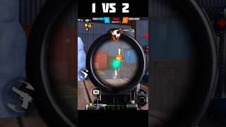 1 vs 2 Lone wolf  | Capcut Edit  #viral #freefire
