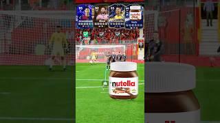 When Nutella is the Striker ️ Freekick Challenge #eafc25 #fc25 #shorts