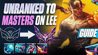 Educational Unranked To Master On LEE SIN - Complete Challenger Lee sin Guide For Season 14