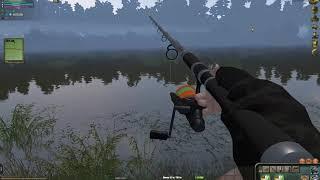 Atom Fishing 2. Карасиный пруд.Ловля зеркального карпа