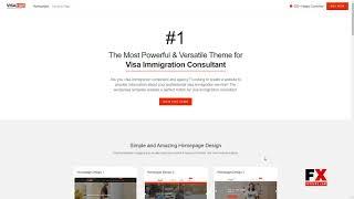 VisaHub - Immigration Consulting WordPress Theme