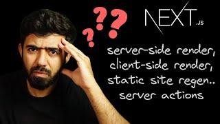 NextJS Rendering Compared: SSG, SSR, CSR & Server Actions