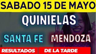 Resultados Quinielas Vespertinas de Santa Fe y Mendoza, Sábado 15 de Mayo