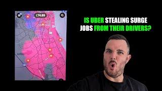 Is Uber stealing surge jobs from their drivers? I tested to find out if it's true or not