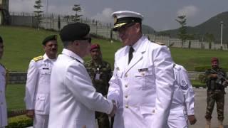 German Naval Chief Vice Admiral Andreas Krause Calls on CNS at NHQ