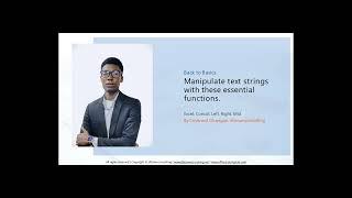 Manipulate Text Strings with Essential Excel Functions 