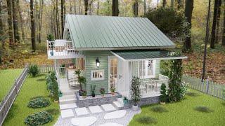 Ultimate Tiny House Design: 19'x19' (6x6m) with Loft | Smart & Charming Floor Plan Ideas!