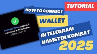 How To Connect Telegram Wallet To Hamster Kombat (STEP BY STEP) 2025