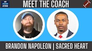 Meet The Coach: Brandon Napoleon (Sacred Heart Defensive Backs Coach)