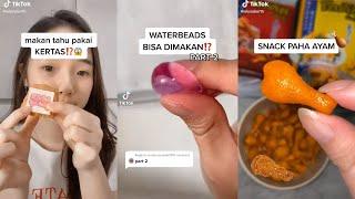 ADA KERTAS BISA DIMAKAN?! || TIKTOK MAKANAN DAN MINUMAN VIRAL