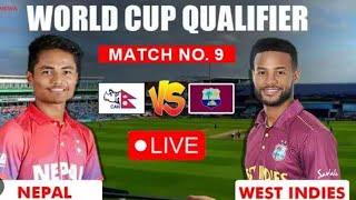 NEPAL VS West Indies CRICKET LIVE COMMENTARY || GLOBAL QUALIFIERS 2023