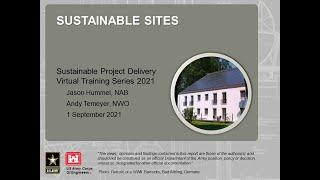 Planning and Designing Sustainable Sites