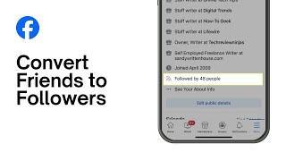 How to Convert Friends to Followers on Facebook! (NEW)