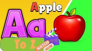 Kid learning video learn the alphabets A to Z / kids vibes