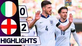 England Vs Ireland HIGHLIGHTS uefa nations league 2024 | Jack Grealish Gosl,'Declan Rice Goal|XTREME