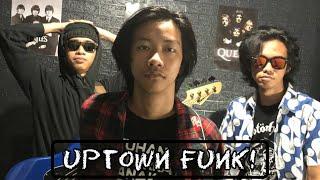 uptown funk - mark ronson ft. brunomars cover by satria the monster