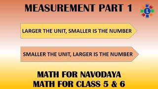 Measurement part 1