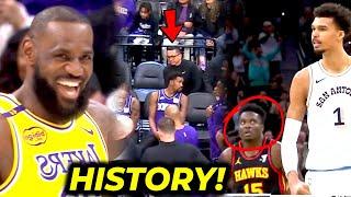 NEW RECORD! Special mention si Coach Jimmy Alapag sa HISTORIC night ni LeBron! | MAMAW si Wemby!