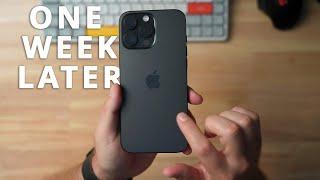 iPhone 16 pro max 1 week later // my HONEST thoughts