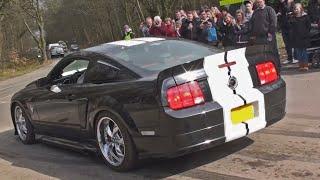 BURNOUT FAIL! Ford Mustang GT Blows Clutch Leaving a Car Show