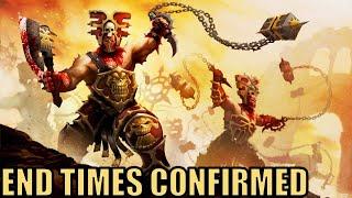 END TIMES CONFIRMED - Khorne, Ogre Kingdoms & Greenskins DLC Campaign News - Total War Warhammer 3