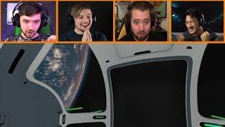 Let's Players Reaction To Leaving The Planet | Subnautica