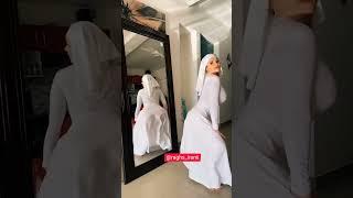 white nun twerk dance #curvy #twerk #figure #thickfit