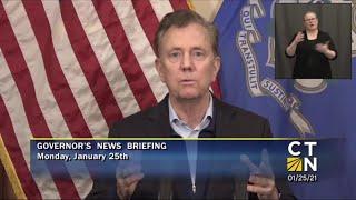 Governor Lamont's January 25, 2021 4PM Coronavirus Update