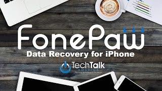 iPhone Data Recovery with FonePaw