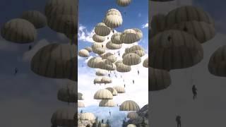 Curious? Watch 64 Players Parachute in Battlefield