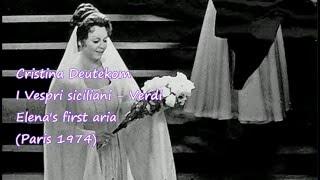 Cristina Deutekom - I Vespri siciliani - Verdi - Elena's first aria (Paris 1974)