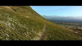 Les Vins de Savoie vue du ciel