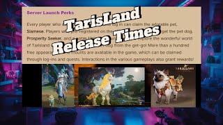 Tarisland - Release Times and Pre Registration Perks