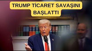 Trump savaşı resmen başlattı. Çin karşılık verdi. 2 trilyon dolarlık pazarda kılıçlar çekildi.