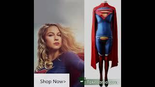 Takerlama Supergirl Costume Man of Steel Kara Danvers Kara Zor-El $79 Free Shipping Now.