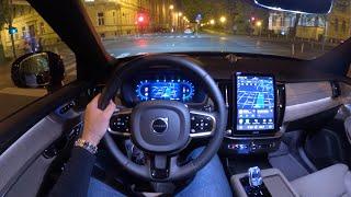 VOLVO XC90 FACELIFT 2025 - NIGHT POV test drive (PURE DRIVING) B5 AWD