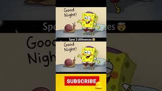 spot 2 differences #spongebob