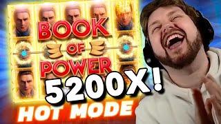 BOOK OF POWER ENTERS HOT MODE (5200X) INSANE!!