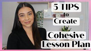 How To Create A Lesson Plan| New Teacher