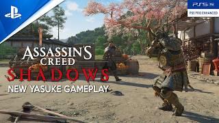 ASSASSIN'S CREED SHADOWS Extended Yasuke Walkthrough | Samurai Action RPG OPEN WORLD coming in 2025