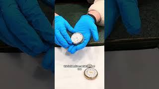 Holding Hamilton Serial #1 at the National Watch and Clock Museum