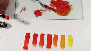 How To Make Red Paint At Home Mixing Acrylic Paints