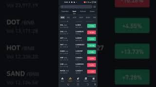 How to spot trade on Binance app