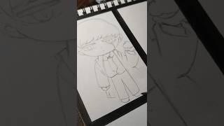 Drawing Mash Burnedead  from Mashle #drawing #shorts #short #anime #mashle